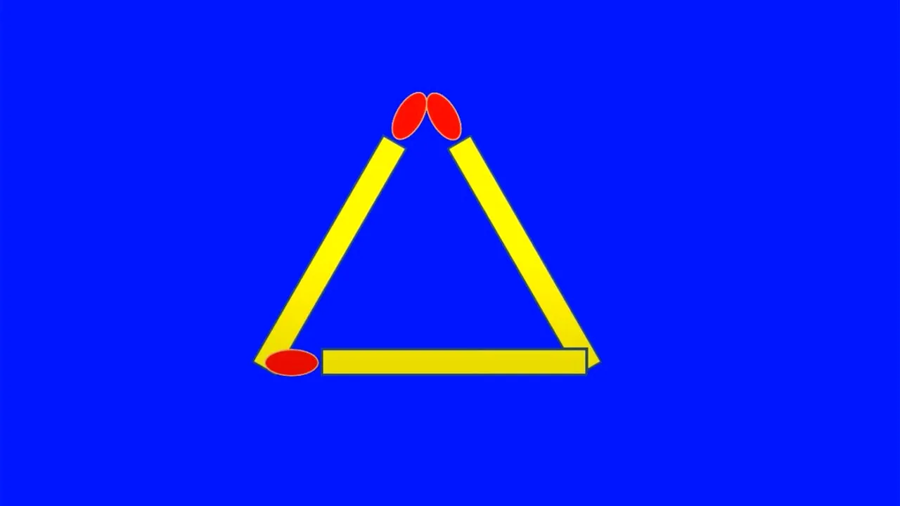 TEST IQ | Ești un geniu? Mută un singur chibrit, pentru a transforma triunghiul într-un pătrat perfect!