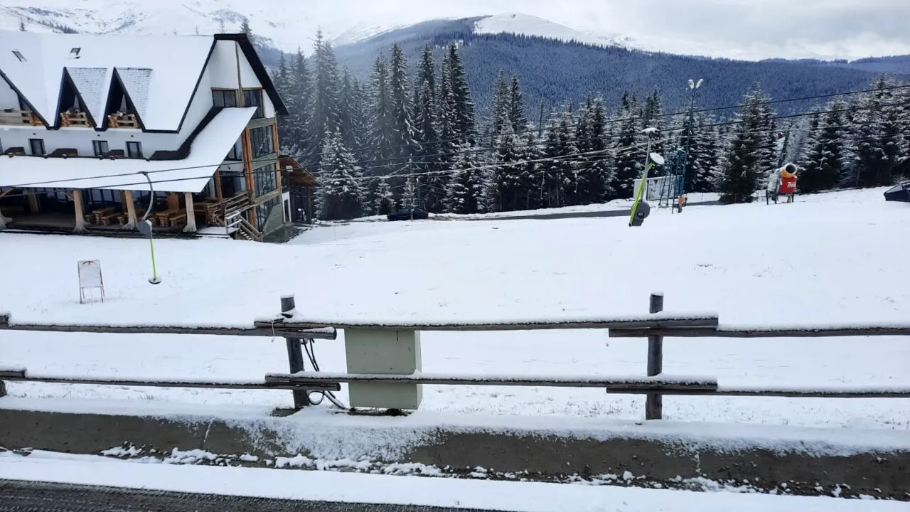 A venit iarna! În ce zone va ninge joi în România