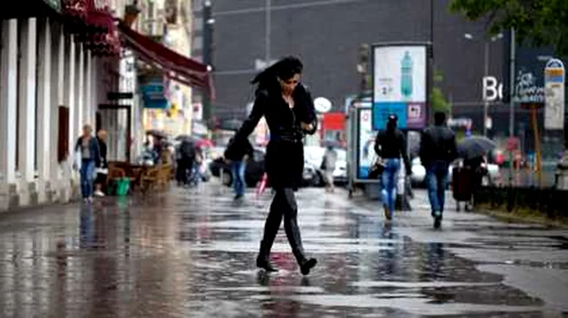 Alertă ANM: vin ploile, iar temperaturile scad! Ce îi așteaptă pe români în următoarele două săptămâni