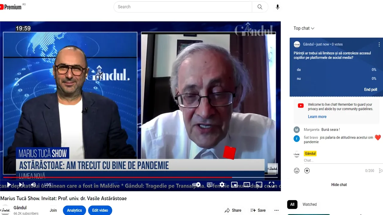 POLL Marius Tucă Show: Părinții ar trebui să limiteze și să controleze accesul copiilor pe platformele de social media?