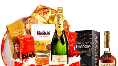 Coșuri cadou de Crăciun - 7 idei de coșuri corporate sau coșuri gourmet pentru cei dragi