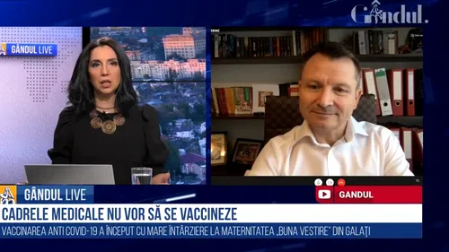 GÂNDUL LIVE. Florin Hozoc, director al unei companii farmaceutice: Arafat trebuia să transmită ceva imediat după vaccinare. Nu doar să vedem niște imagini cu el care s-a vaccinat