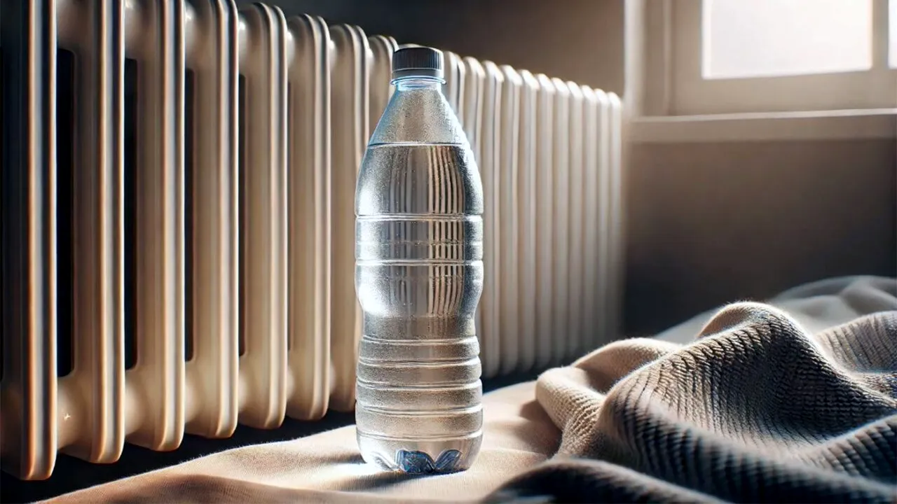 Ce se întâmplă dacă pui o sticlă cu apă lângă calorifer. Cel mai tare truc pentru a micșora factura la încălzire