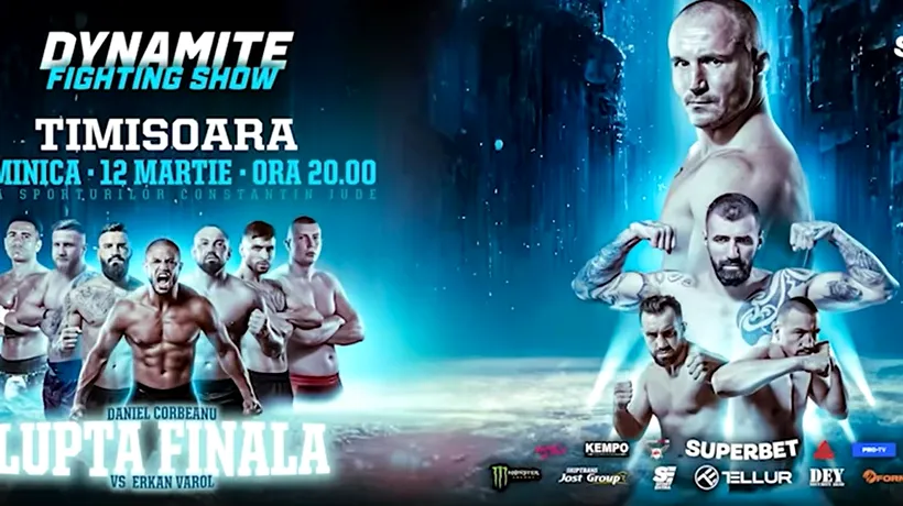 Dynamite Fighting Show va fi la TIMIȘOARA! Ultimul dans pentru luptătorul Daniel Corbeanu | VIDEO
