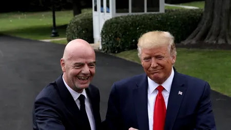 Trump va face tot posibilul pentru a-i salva funcția lui Gianni Infantino: „Ne-a ajutat să organizăm cea mai bună Cupă Mondială” din toate timpurile