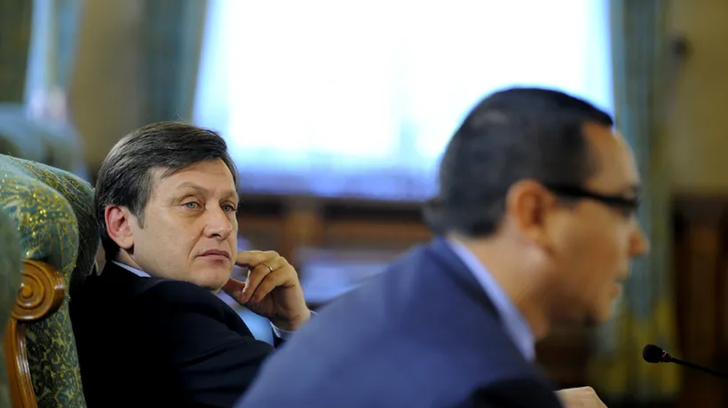 Antonescu: Dacă eu sunt mort, Zgonea nici nu se naște; Ponta e singurul care mai depinde de Băsescu
