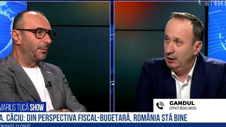 VIDEO Câciu: „Din perspectiva fiscal-bugetară, România stă foarte bine. Lucrurile sunt stabile”
