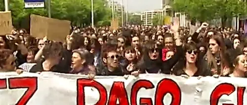 Proteste masive într-un oraș din Spania după sentința în cazul a cinci bărbați acuzați de viol. VIDEO
