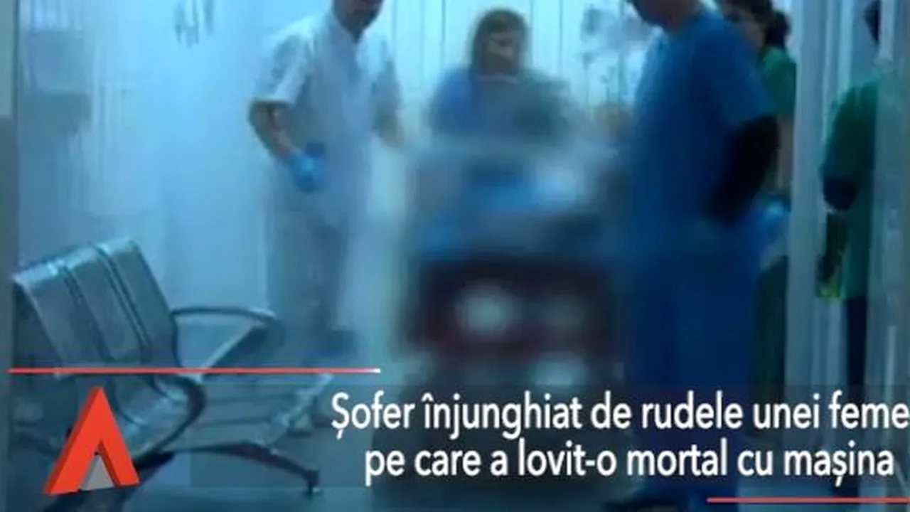 Șofer ÎNJUNGHIAT de rudele unei bătrâne pe care a accidentat-o MORTAL. Victima traversa prin loc nepermis