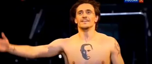 Celebrul dansator Sergei Polunin explică de ce are tatuajul cu Putin pe piept: “L-am întâlnit, i-am simţit energia”