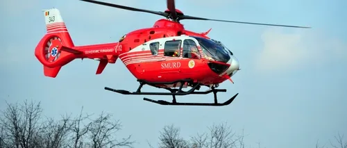 Un copil a fost transportat de urgență cu elicopterul SMURD la Iași, după ce a fost spulberat de o mașină