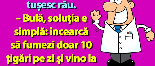 BANC | Bulă, încearcă să fumezi doar 10 țigări pe zi