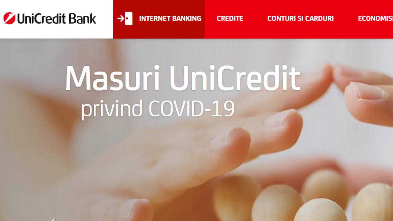 COVID-19. Măsurile luate de UniCredit Bank, în contextul crizei coronavirusului