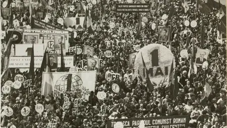 ZIUA MUNCII,1 MAI. Cum sărbătorea România comunistă ZIUA MUNCII. GALERIE FOTO