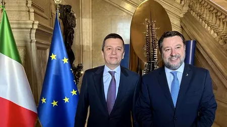 Sorin Grindeanu, întâlnire cu omologul său italian / S-a discutat despre firmele italieneşti care au contracte în România