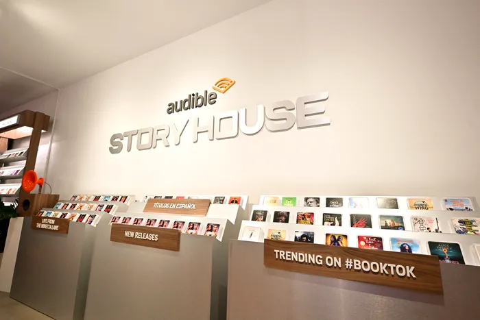 NEW YORK, NEW YORK - APRIL 30: A view of the atmosphere during the opening of Audible Story House, the first-ever bookless bookstore on April 30, 2026 in New York City. Bryan Bedder,Image: 1095551540, License: Rights-managed, Restrictions: , Model Release: no, Credit line: Bryan Bedder / Getty images / Profimedia