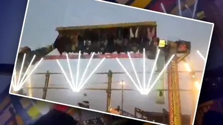 Un festival din India s-a transformat într-un coșmar. Un carusel cu oameni înăuntru s-a rupt: 1 mort și 12 răniți