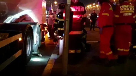 VIDEO. Accident mortal în zona Lujerului din București! Un pieton a murit după ce a fost strivit de o cisternă