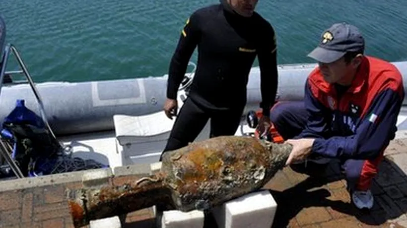 Un vas roman vechi de 2.000 de ani, descoperit în largul coastelor Italiei