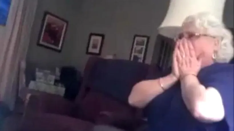 VIDEO VIRAL. Cum a reacționat o femeie din Canada când a aflat că va deveni bunică 