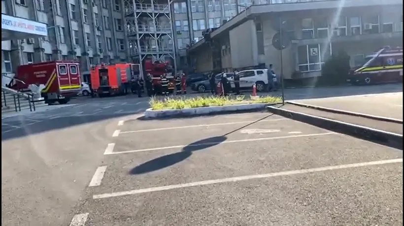 Incendiu într-o sală de operație de la Spitalul Județean Constanța | VIDEO