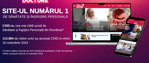 CSID.ro, cea mai citită sursă de Sănătate și Îngrijire personală din România!