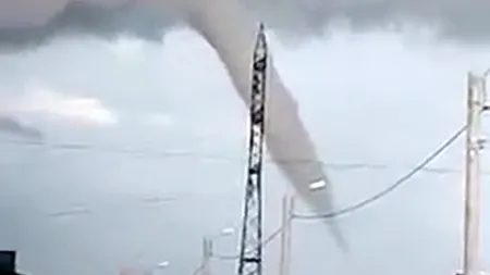 VIDEO | Fuior de tip tornadă filmat în Dolj duminică seară