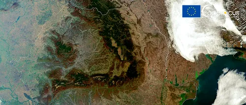 Cum arată România văzută din spațiu. Imaginea surprinsă de un satelit