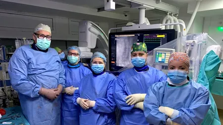 Caz cardiovascular complex, rezolvat minim invaziv, în premieră națională, la Spitalul Clinic SANADOR