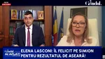 Elena Lasconi: „Îl felicit pe George Simion pentru rezultatul de aseară”