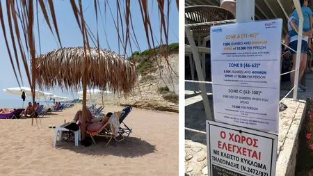 Cât costă să închiriezi un șezlong în CORFU. Imagini realizate de un turist român