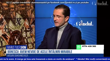 VIDEO | Vasile Bănescu: Vedetismul clerical este un exces / Este necesară o deschidere a bisericii spre zona socială