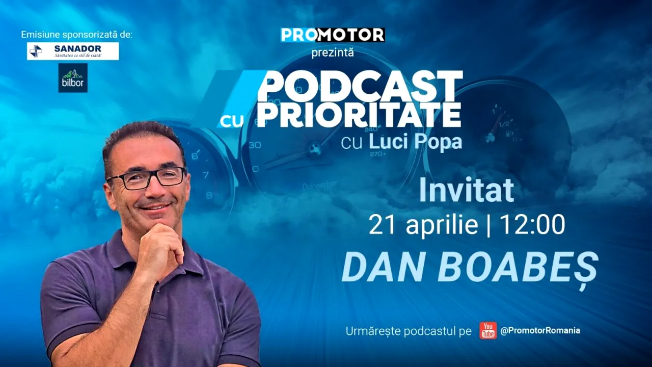 „Podcast cu Prioritate” by ProMotor, episodul 72 - Dan Boabeș demontează mituri despre taximetria bucureșteană