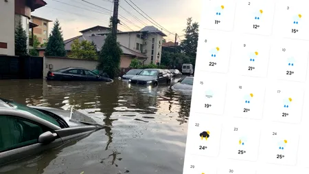Meteorologii EaseWeather anunță cea mai ploioasă vară din acest mileniu în România. Orașele în care plouă toată luna iunie