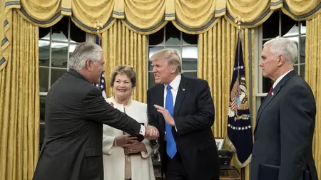 Trump îl trimite pe Rex Tillerson la Moscova. Secretarul de stat american, cea mai importantă vizită din mandatul său