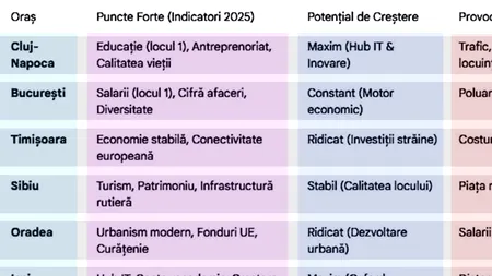 TOP 10: Cele mai bune orașe din România în care să trăiești în 2026. Aceste localități vor înflori anul viitor