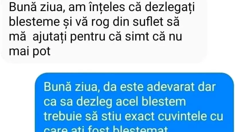 Bancul de miercuri | „Bună ziua, am înțeles că dezlegați blesteme”