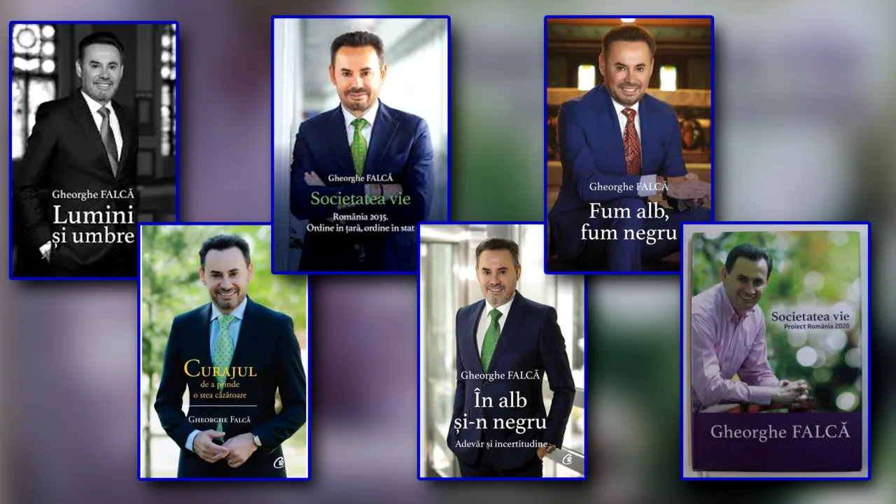 Scriitorul PNL Gheorghe Falcă, politician în timpul liber. A lansat astăzi a 6-a carte la București