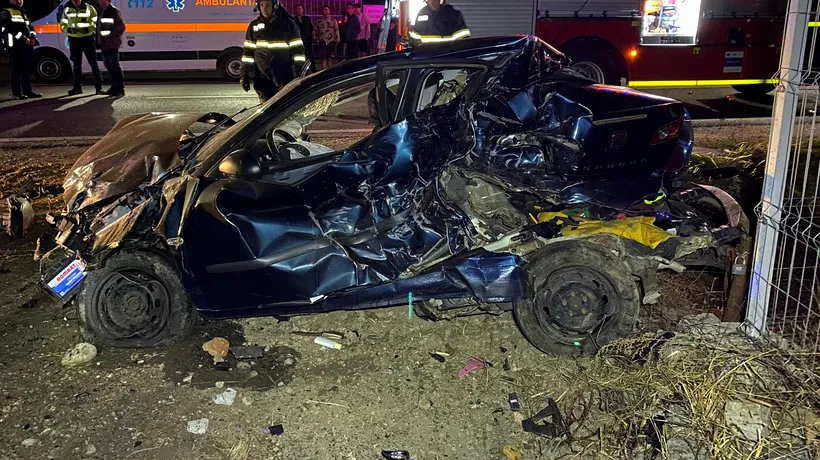 FOTO: Un şofer beat și drogat a fost reținut, după ce a produs un accident în care au murit doi oameni