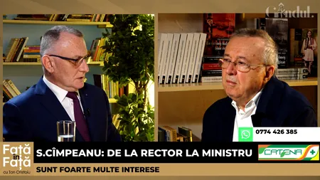 VIDEO | Sorin Cîmpeanu: „Nu mă tem că proiectele vor fi făcute praf de actualul ministru al Educației”