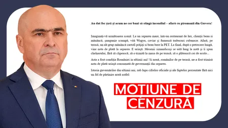 Opoziția depune MOȚIUNE de cenzură după ANGAJAREA răspunderii de către Bolojan / „Afară cu piromanii din Guvern!”