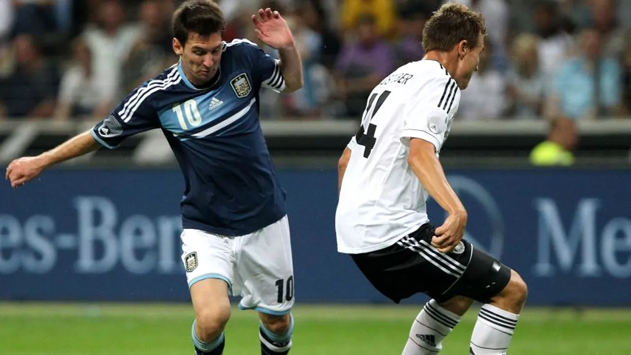 SLOVENIA-ROMÂNIA 4-3, GERMANIA-ARGENTINA 1-3, ANGLIA-ITALIA 2-1. Rezultatele meciurilor amicale de miercuri