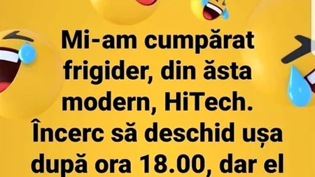 BANCUL de miercuri | Mi-am cumpărat frigider modern, HiTech