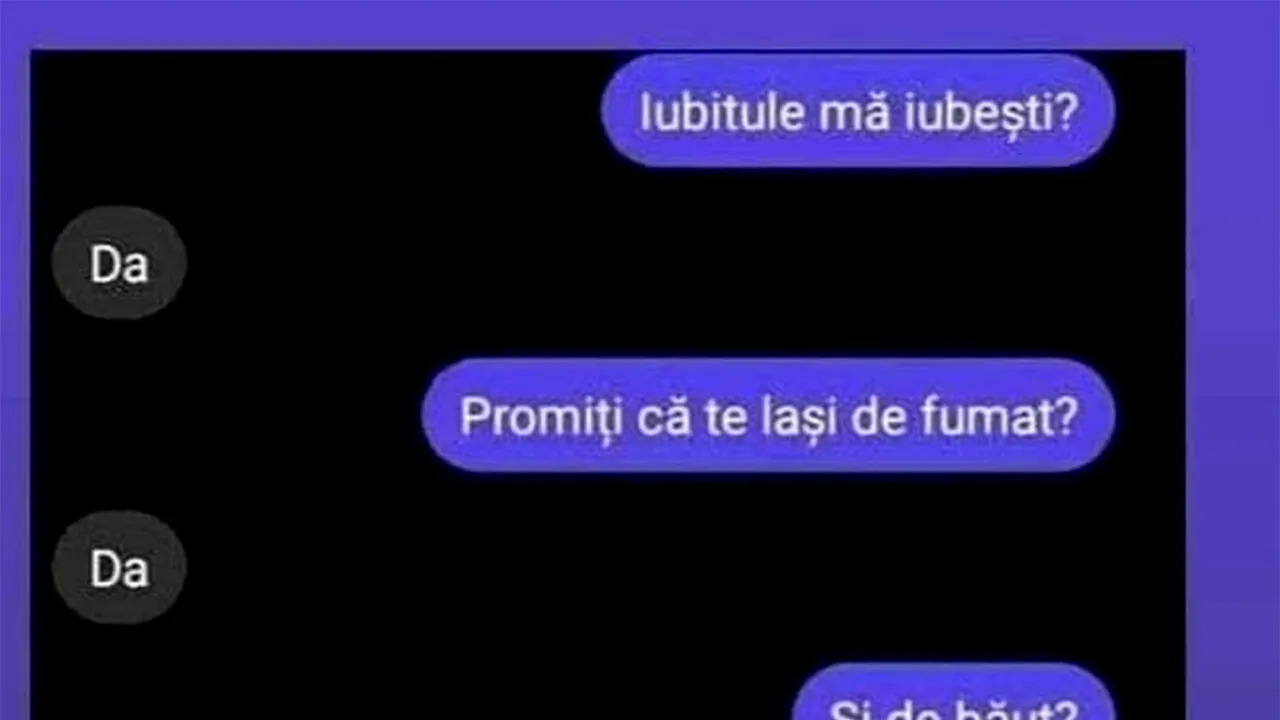 Bancul de miercuri | Ce promisiuni fac bărbații femeilor