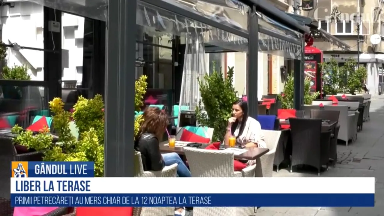 GÂNDUL LIVE. Reprezentant terasă: Nu e ușor să ieși la terasă și să ai reguli, dar e mai bine decât să stăm în casă