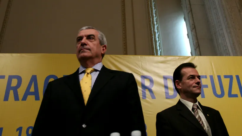 Ludovic Orban și Călin Popescu Tăriceanu, întrevedere la vechiul sediu al PNL 