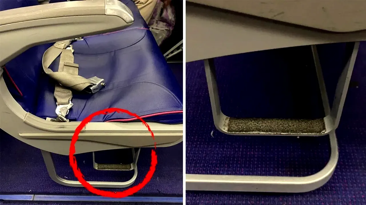 Puțini pasageri știu la ce folosește scărița de sub scaunele din avioane. Este extrem de utilă pentru anumite persoane