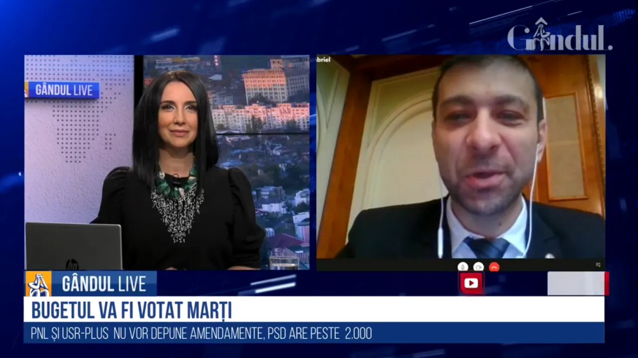 GÂNDUL LIVE. Gabriel Valer-Zetea (PSD): „Ne-a ajuns cuțitul la os. Bugetul PNL, unul al austerității” / Sebastian Burduja (PNL): „Suntem obișnuiți cu lucrurile făcute din pix de PSD”