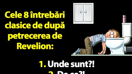 BANCUL de An Nou | Cele 8 întrebări pe care ți lei pui pe 1 ianuarie