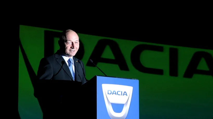 Băsescu: Noile modele Dacia confirmă capacitatea României de a produce mașini la vârf de tehnologie